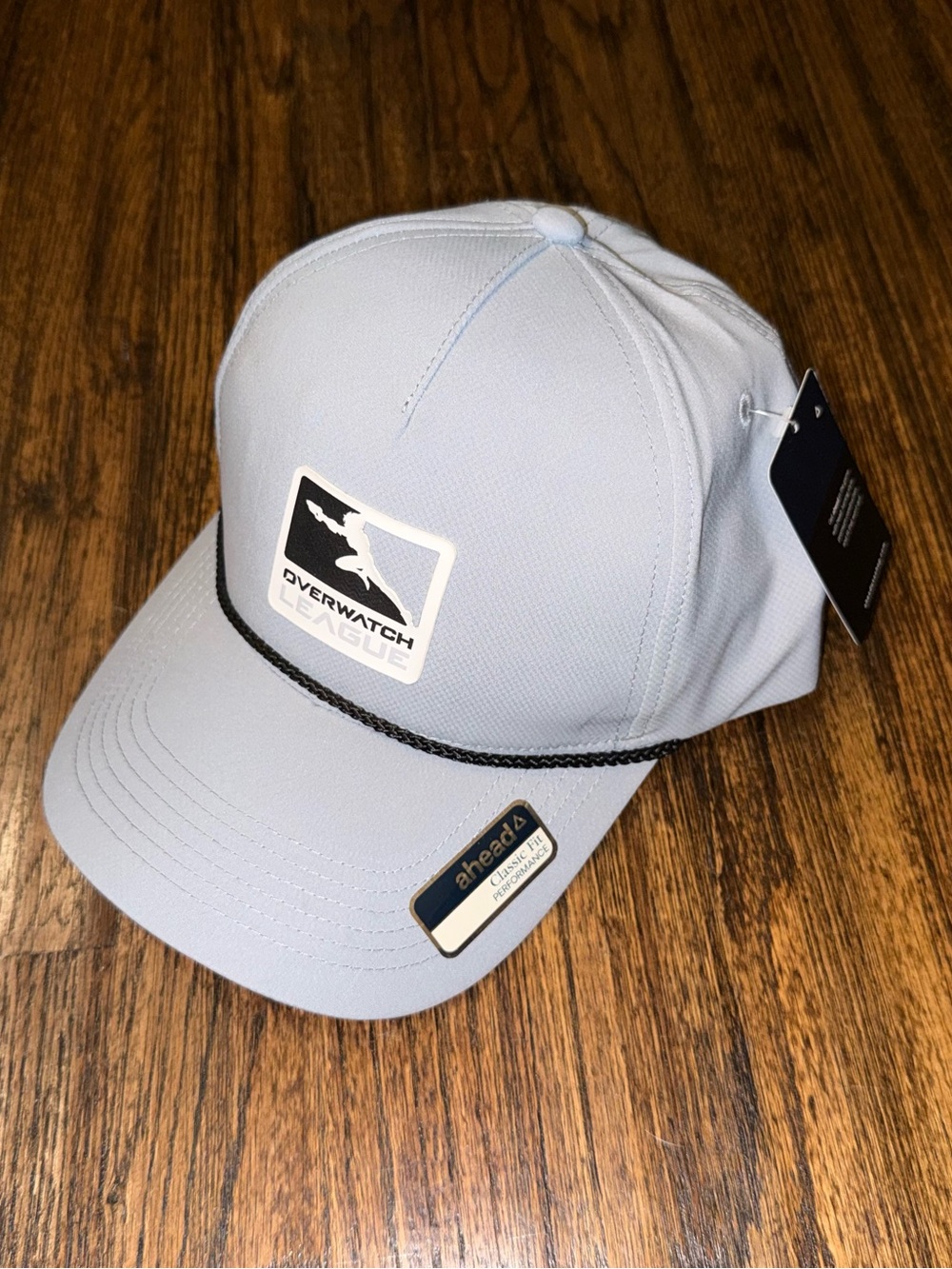 Overwatch League Grey Activewear Breathable Sport Cap SnapBack